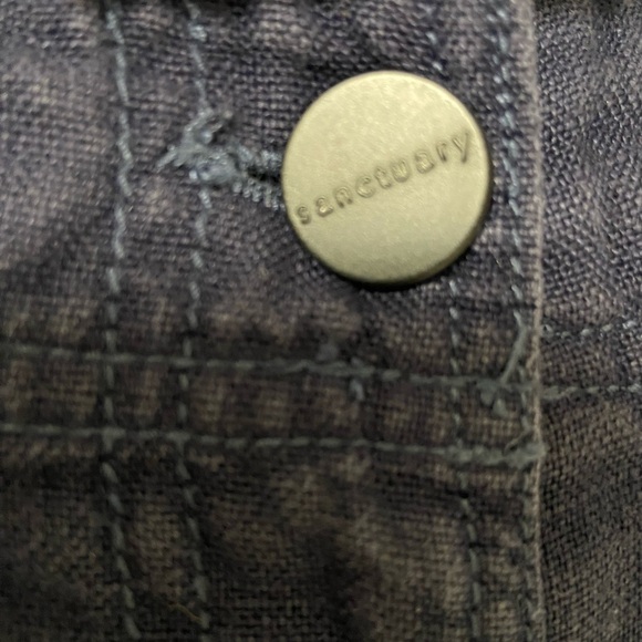 Sanctuary blue Linen shorts Casual Shorts‎ size xs - Picture 3 of 6